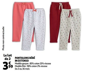 Promotion Auchan Ronq Pantalons Bebe In Extenso Inextenso Bebe Et Grossesse Valide Jusqua 4 Promobutler