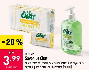 Aldi Promotie Savon Le Chat Le Chat Lichaamsverzorging Geldig Tot 28 08 Promobutler