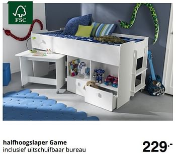 Promotions Halfhoogslaper game - Produit Maison - Baby & Tiener Megastore - Valide de 16/08/2020 à 22/08/2020 chez Baby & Tiener Megastore
