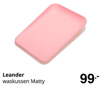Promoties Leander waskussen matty - Leander - Geldig van 16/08/2020 tot 22/08/2020 bij Baby & Tiener Megastore