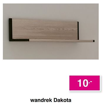 Promoties Wandrek dakota - Huismerk - Baby & Tiener Megastore - Geldig van 16/08/2020 tot 22/08/2020 bij Baby & Tiener Megastore