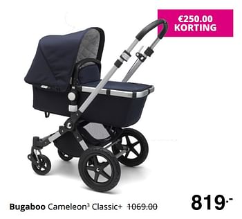 Promoties Bugaboo cameleon3 classic+ - Bugaboo - Geldig van 16/08/2020 tot 22/08/2020 bij Baby & Tiener Megastore