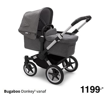 Promoties Bugaboo donkey3 - Bugaboo - Geldig van 16/08/2020 tot 22/08/2020 bij Baby & Tiener Megastore