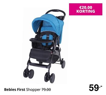 Promoties Bebies first shopper - bebiesfirst - Geldig van 16/08/2020 tot 22/08/2020 bij Baby & Tiener Megastore
