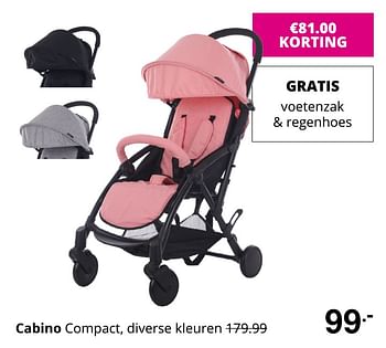 Promoties Cabino compact - Cabino - Geldig van 16/08/2020 tot 22/08/2020 bij Baby & Tiener Megastore