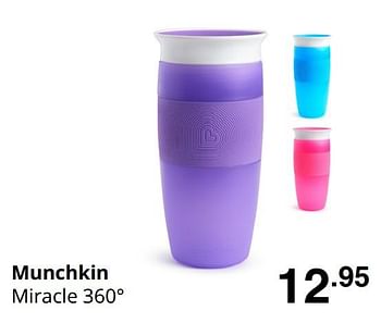 Promoties Munchkin miracle 360° - Munchkin - Geldig van 16/08/2020 tot 22/08/2020 bij Baby & Tiener Megastore