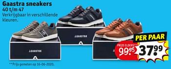 Brouwerij Opa Terugroepen Gaastra Gaastra sneakers - Promotie bij Kruidvat