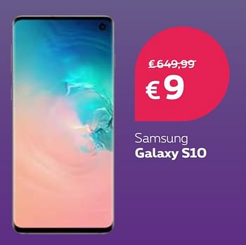 Promoties Samsung galaxy s10 - Samsung - Geldig van 17/08/2020 tot 30/09/2020 bij Proximus
