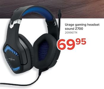 Promoties Hama urage gaming headset sound z700 - Hama - Geldig van 17/08/2020 tot 30/09/2020 bij Euro Shop