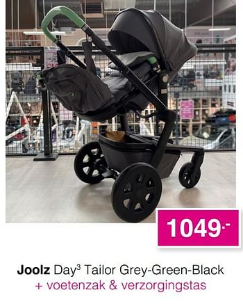 Promoties Joolz day3 tailor grey-green-black - Joolz - Geldig van 23/08/2020 tot 29/08/2020 bij Baby & Tiener Megastore