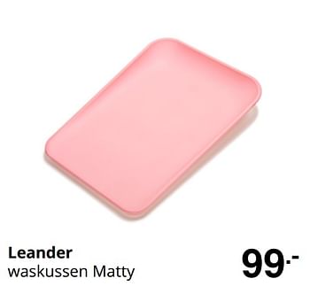 Promoties Leander waskussen matty - Leander - Geldig van 23/08/2020 tot 29/08/2020 bij Baby & Tiener Megastore