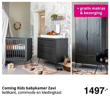 Promoties Coming kids babykamer zavi - Coming Kids - Geldig van 23/08/2020 tot 29/08/2020 bij Baby & Tiener Megastore