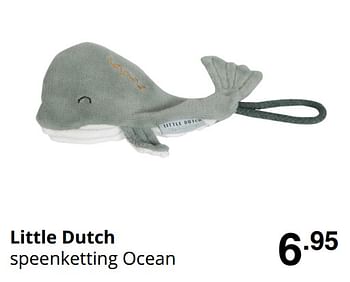 Promoties Little dutch speenketting ocean - Little Dutch - Geldig van 23/08/2020 tot 29/08/2020 bij Baby & Tiener Megastore