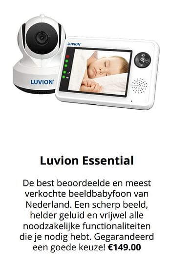 Promoties Luvion essential - Luvion - Geldig van 23/08/2020 tot 29/08/2020 bij Baby & Tiener Megastore
