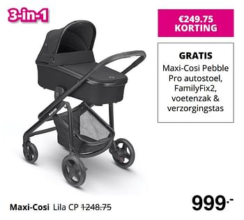 Promotions Maxi-cosi lila cp - Maxi-cosi - Valide de 23/08/2020 à 29/08/2020 chez Baby & Tiener Megastore