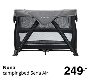 Promoties Nuna campingbed sena air - Nuna - Geldig van 23/08/2020 tot 29/08/2020 bij Baby & Tiener Megastore