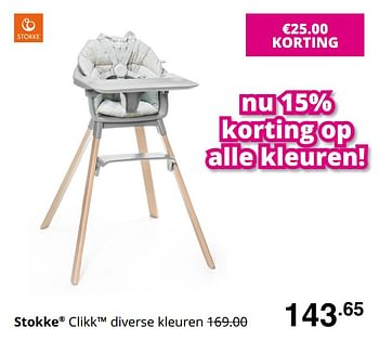 Promoties Stokke clikk - Stokke - Geldig van 23/08/2020 tot 29/08/2020 bij Baby & Tiener Megastore
