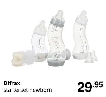 Promoties Difrax starterset newborn - Difrax - Geldig van 23/08/2020 tot 29/08/2020 bij Baby & Tiener Megastore