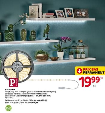 Promotions Strip led - Paulmann - Valide de 02/09/2020 à 14/09/2020 chez Brico