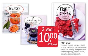 Promoties Fruit gebak - Huismerk - Boekenvoordeel - Geldig van 22/08/2020 tot 29/08/2020 bij BoekenVoordeel