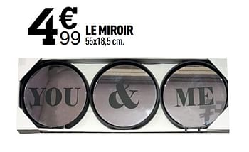 Promoties Le miroir - Huismerk - Centrakor - Geldig van 18/08/2020 tot 30/08/2020 bij Centrakor