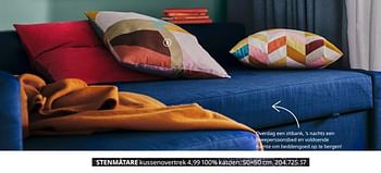 Promoties Stenmatare kussenovertrek - Huismerk - Ikea - Geldig van 20/08/2020 tot 15/08/2021 bij Ikea