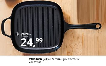 Promoties Vardagen grillpan - Huismerk - Ikea - Geldig van 20/08/2020 tot 15/08/2021 bij Ikea