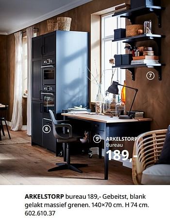 Promoties Arkelstorp bureau - Huismerk - Ikea - Geldig van 20/08/2020 tot 15/08/2021 bij Ikea