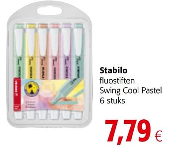 Stabilo Stabilo fluostiften swing cool Promotie bij Colruyt