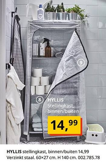 Promoties Hyllis stellingkast - Huismerk - Ikea - Geldig van 20/08/2020 tot 15/08/2021 bij Ikea