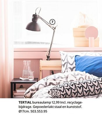 Promoties Tertial bureaulamp - Huismerk - Ikea - Geldig van 20/08/2020 tot 15/08/2021 bij Ikea