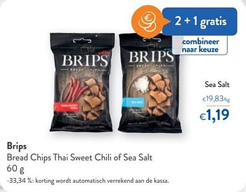 Promoties Brips sea salt - Huismerk - Okay  - Geldig van 26/08/2020 tot 08/09/2020 bij OKay