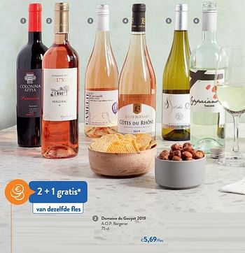 Promoties Domaine du gouyat 2019 a.o.p. bergerac - Rosé wijnen - Geldig van 26/08/2020 tot 08/09/2020 bij OKay