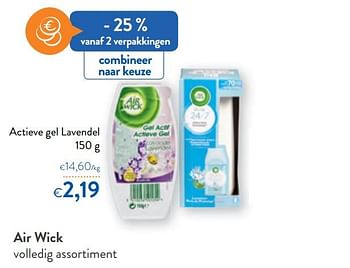 Promoties Air wick actieve gel lavendel - Airwick - Geldig van 26/08/2020 tot 08/09/2020 bij OKay