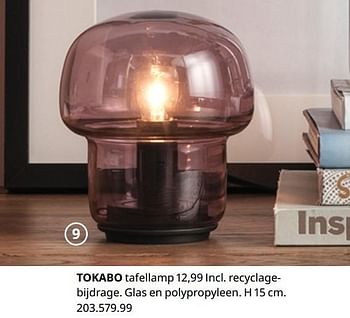 Promoties Tokabo tafellamp - Huismerk - Ikea - Geldig van 20/08/2020 tot 15/08/2021 bij Ikea