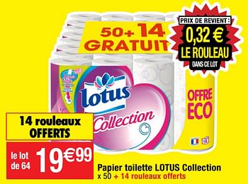 Promotions Papier toilette lotus collection - Lotus Nalys - Valide de 25/08/2020 à 06/09/2020 chez Migros