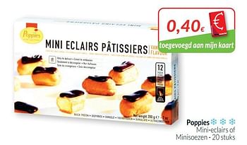 Promoties Poppies mini-eclairs of minisoezen - Poppies - Geldig van 01/09/2020 tot 30/09/2020 bij Intermarche