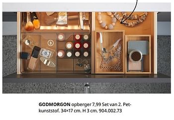 Promoties Godmorgon opberger - Huismerk - Ikea - Geldig van 20/08/2020 tot 15/08/2021 bij Ikea