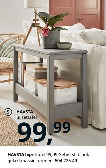 Promoties Havsta bijzettafel - Huismerk - Ikea - Geldig van 20/08/2020 tot 15/08/2021 bij Ikea
