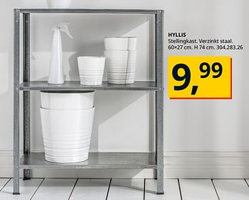 Promotions Hyllis stellingkast, binnen-buiten - Produit maison - Ikea - Valide de 20/08/2020 à 15/08/2021 chez Ikea