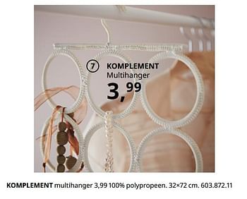 Promoties Komplement multihanger - Huismerk - Ikea - Geldig van 20/08/2020 tot 15/08/2021 bij Ikea
