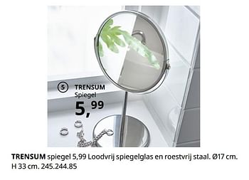 Promoties Trensum spiegel - Huismerk - Ikea - Geldig van 20/08/2020 tot 15/08/2021 bij Ikea