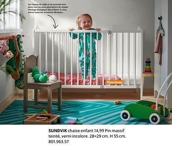 Promoties Sundvik chaise enfant - Huismerk - Ikea - Geldig van 20/08/2020 tot 15/08/2021 bij Ikea