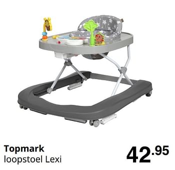 Promoties Topmark loopstoel lexi - Topmark - Geldig van 30/08/2020 tot 05/09/2020 bij Baby & Tiener Megastore