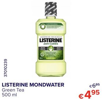 Promoties Listerine mondwater - Listerine - Geldig van 01/09/2020 tot 30/09/2020 bij Euro Shop