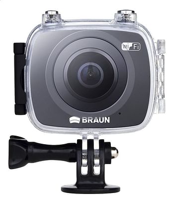 Promotions Braun Action Cam Champion 360 zwart - Braun - Valide de 23/07/2020 à 05/09/2020 chez Dreamland
