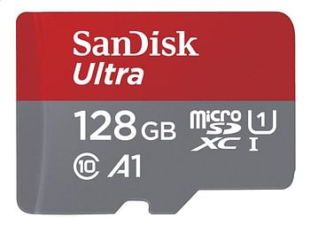 Promoties SanDisk geheugenkaart microSDXC Ultra Android A1 Class 10 128 GB - Sandisk - Geldig van 23/07/2020 tot 05/09/2020 bij Dreamland