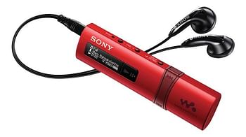 Promoties Sony Mp3-speler NWZB183 4 GB rood - Sony - Geldig van 23/07/2020 tot 05/09/2020 bij Dreamland