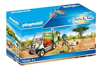 Promoties PLAYMOBIL Family Fun 70346 Dierenverzorger met voertuig - Playmobil - Geldig van 23/07/2020 tot 05/09/2020 bij Dreamland