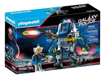 Promoties PLAYMOBIL Galaxy Police 70021 Galaxy Politierobot - Playmobil - Geldig van 23/07/2020 tot 05/09/2020 bij Dreamland
